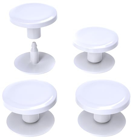 4-Pack Replacement Buttons for Bogg Bag Handle Strap. Compatible with Bogg Bag Beach Tote Handles. Fix Your Bogg Bag Handle Quickly and Easily with Replacement Rivets