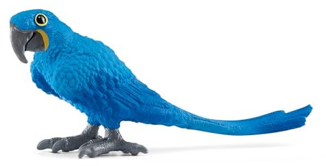 SCHLEICH 14859 WILD LIFE Hyazinth Macaw Figurine for ages 3+, Black
