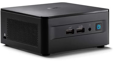 ASUS NUC 12 Pro - Computer desktop barebone (Intel Core i3-1220P, Intel UHD Graphics, senza memoria, senza sistema operativo, cavo di alimentazione incluso