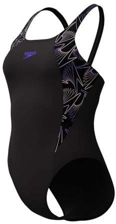 Speedo HyperBoom Splice Muscleback Traje de baño de una Pieza para Mujer, Bright Peach, 30