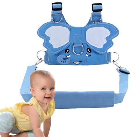 Imbracatura per bambini con guinzaglio, guinzaglio pieghevole di sicurezza per bambini, imbracatura e guinzaglio con corda di sicurezza per ragazzi e ragazze