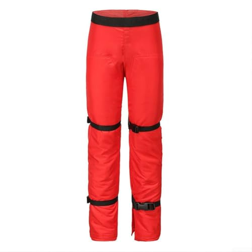 Tablier de protection pour tronçonneuse en polyester 1000D très résistant avec coutures renforcées et ceinture réglable pour les opérations journalières de bûcheron (noir M)