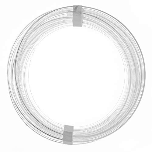 Quickun Pneumatic Tubing 1/4 Tube OD PU Polyurethane Tube Air Hose Line for Air Compressor Fitting or Fluid Transfer (Clear 32.8ft)