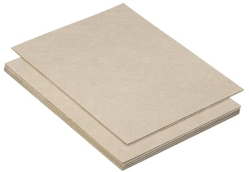 PATIKIL 30 x 20 cm lampfot filt, 5 st 2 mm tjock rektangulär filtmöbeldyna mjuk självhäftande halkfri reptålig ryggfilt för lampa möbler gör-det-själv hantverk, beige
