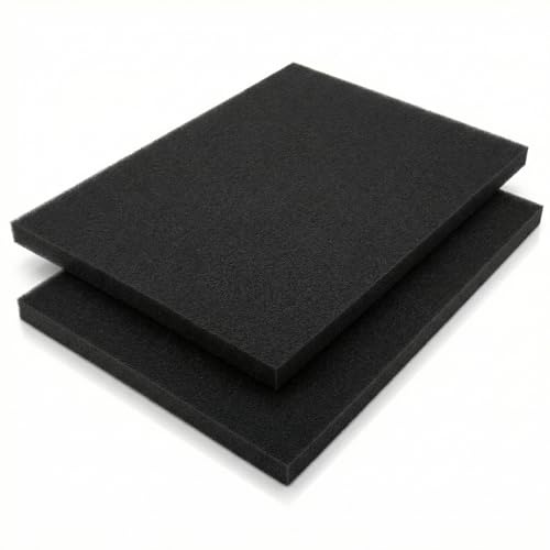sturiz 2 Pezzi Filtri Aria Spugna Decespugliatore Spugna per Filtro Aria 300 x 210 x 5 mm Universale da Ritagliare Filtri Dell'aria Filtro Aria Moto per Ciclomotore Scooter Quad e Tosaerba
