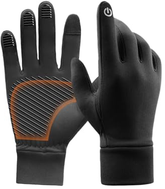 Gants pour écran tactile Femme,Gants d'équitation - chauds imperméables avec doublure thermique | Mitaines unisexes avec doigts à écran tactile, équipement par temps froid pour l'intérieur et l'