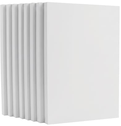 QiXinGYL 8 Packs A6 Notepads, Small Note Pads, Small Notepads | White Blank Mini Pocket Notebook for Writing Memo Server Waiter Shopping List Pads,Office School Supplies(50 Sheets/100Pages)
