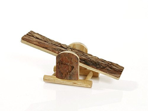 Karlie Wonderland Wippe, Nagerspielzeug, Holz, Natur, 22x8x7 cm