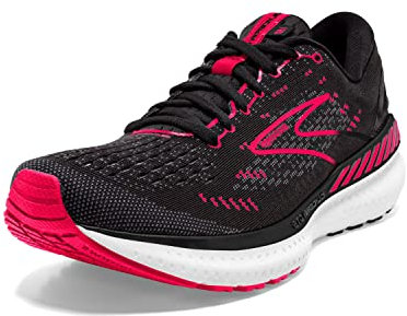 Brooks Damen Glycerin Gts 19 Laufschuh, Black Diva Pink White, 38 EU