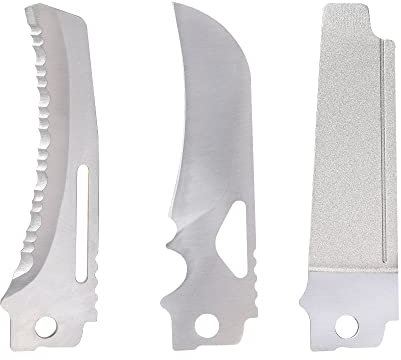 Roxon Austauschbare Messerklingen für S505G, S802 Phantom, S501U, S502 und S502U Phantasy (BA12gerade+BA13spey Point+BA16gebogen)