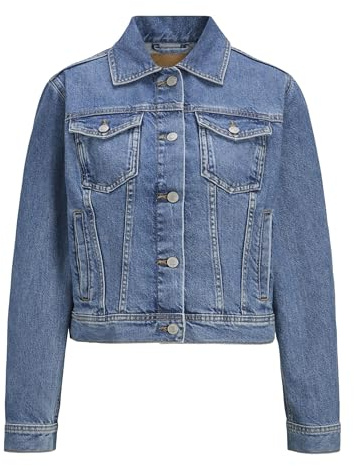 Jack & Jones JXALYS Classic Jacket DNM Noos Chaqueta, Medium Blue Denim, M, Medio De Mezclilla Azul, M
