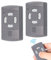 40,685 MHz Apri porta garage telecomando per HORMANN HSE 2/4, HS 2/4, HSM 2/4 40,685 MHz, 4 canali, rolling code, trasmettitore manuale telecomando telecomando (2 pezzi, 4 canali)
