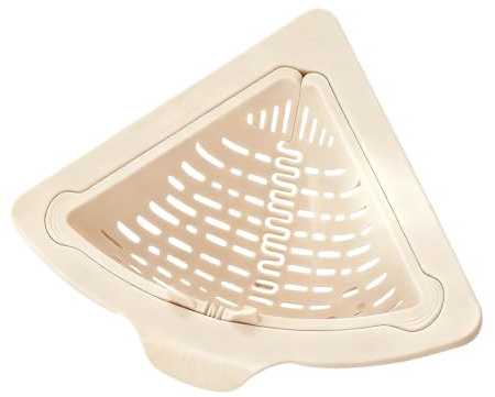 Estante de Esquina para Fregadero con colador de Drenaje, Soporte magnético de Silicona para la Cocina, colador para la Recogida de residuos de Alimentos y residuos