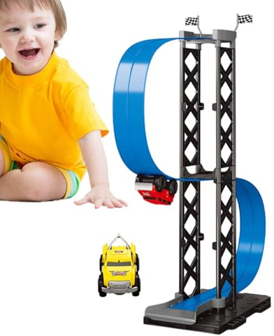 Kit de Course Slotcar - Circuit de Course | Jeux de Course pour Voitures, TrackPlay, kit de Transduction Circulaire pour, Filles, Adolescents, Jeu de Course – Les âges