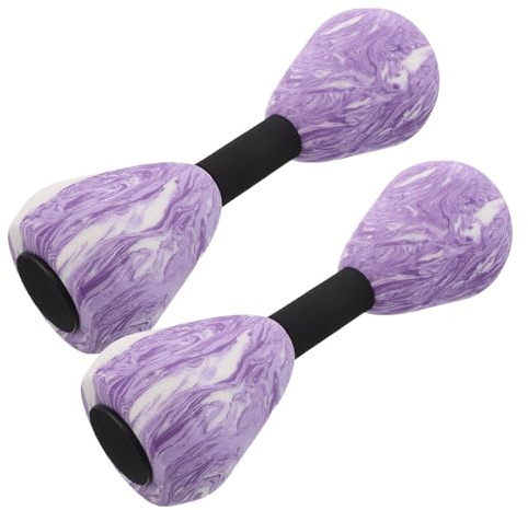 Hohopeti Manubri Acquatici in Schiuma per Esercizi in Piscina Set da 1 Paio Pesi Resistenti per Allenamento Fitness Acquatico Adatti a Donne e per Esercizi in Acqua Sicuri e Versatili