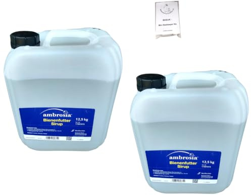 2 x Ambrosia Syrup (12.5kg) in Jerry Can - Feb 2027 - Liquid Bee Food - The Closest Feed to Natural Bee Food +BKSUK MBK