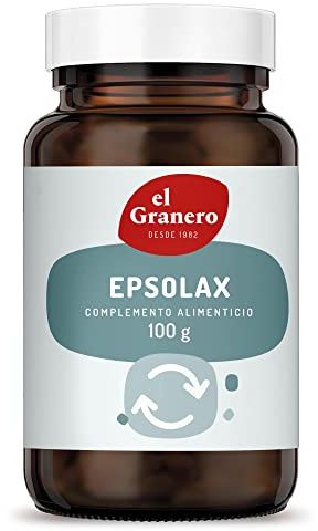 El Granero Integral - Epsolax - 100 g - Sales de Magnesio - Propiedades Depurativas - Ideal para Limpiar el Organismo - Favorece el Tránsito Digestivo - Apto para Veganos