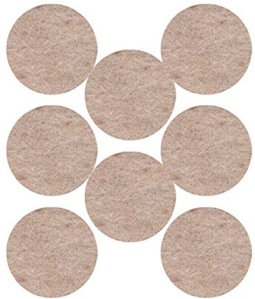 3M UU003708524 Feltrini con Bordi Arrotondati, 25 mm, Beige