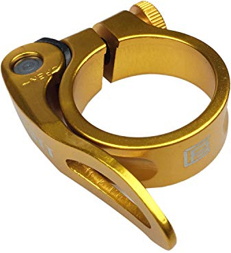 PLATT Cykelsadelstolpe klämma aluminiumlegering cykel snabbfrigörande sadelstolpe krage 28,6 mm/31,8 mm/34,9 mm