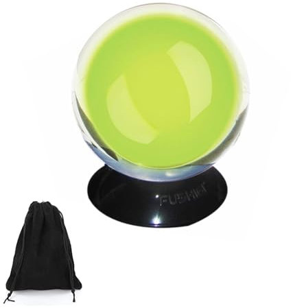 DSJUGGLING 75mm Fushigi Glow in The Dark Ball, 3 Professional Contact Juggling Novelty Floating Sphere for Stage Performances