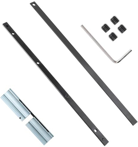 GIONAR 2 pezzi connettori per binario di guida con viti esagonali, una chiave esagonale, tagli lunghi, seghe per binari, accessori per binari per Makita, per Festool