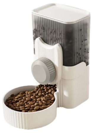 Distributeur Automatique De Nourriture pour Animaux - 1 L - pour Petit Animal Domestique - Idéal pour Les Lapins, Furets, Chats, Oiseau
