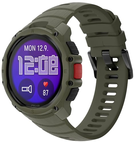 Polar Street X GPS-löparklocka för hybridträning | Handledspuls, Robust outdoorklocka, Vattentät, 3 års exklusiv Amazon-garanti