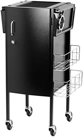 Activeshop Chariot de coiffeur 500 Delux Noir