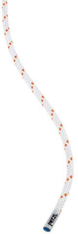 PETZL, Pur Line 6 Mm, Lanyard Hyperstatic, Ultra-Light And Ultra-Strong, White/Orange, 200 M, Unisex-Adult
