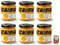 6x Grangusto Crema di Zucca Gialla,Gelbe Kürbiscreme,Gemüse aus Italien,Ideal für die Zubereitung von Risottos und Pasta,280g Glas + Italian Gourmet Polpa di Pomodoro 400g Dose