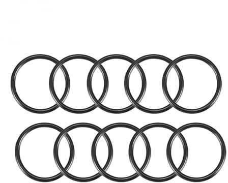 TA-VIGOR 10Pcs Nitrile Rubber O-Rings, 38mm OD 32mm ID 3mm Width Rubber Washers Spacer O-Rings Gasket kit, Metric Sealing Gasket for Hose, Faucet, Automotive, Plumbing