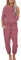 Ekouaer Damen Schlafanzug Lang Weich Pyjama Set mit Taschen Zweiteiler Sleepwear Winter Hausanzug Rot S