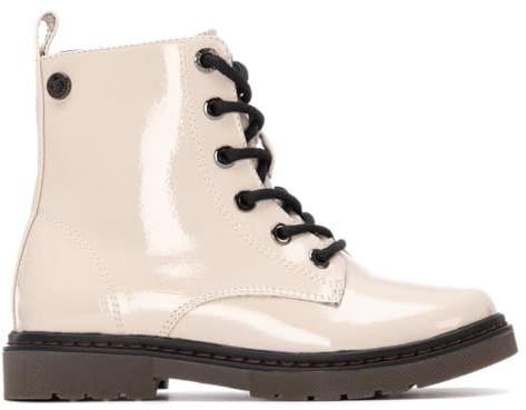 XTI - Botín Niña Beige - Calzado Cómodo y Versátil - Moda casual - Modelo 15132702 (Talla 25)
