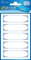 AVERY Zweckform 59528 Marmeladen Etiketten blauer Rahmen (wiederablösbar)15 Aufkleber