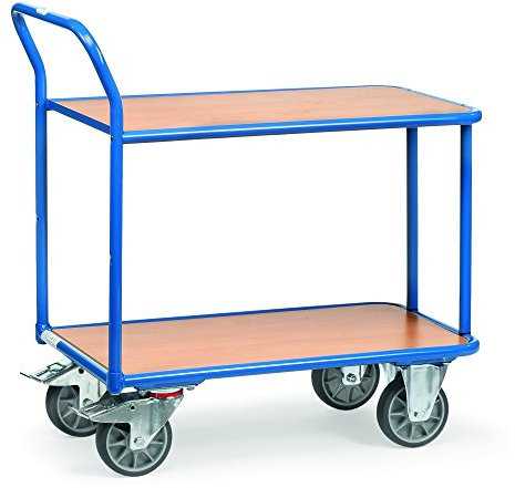 Fetra Transportgeräte mtphcc4p2 Wagen mit Ablage, 400 kg, 2 Ablage, 1120 mm x 705 mm x 968 mm Dimension