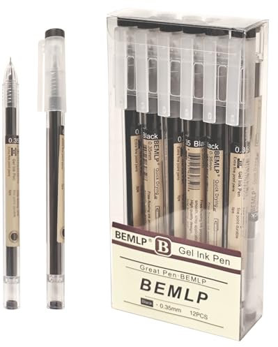 Gelschreiber, 0,35 mm, schwarze Flüssigtinte, Tintenroller, schnell trocknend, feine Spitze, japanische Stifte, Premium, Schule, Büro, Prüfung, Schreibwaren, Zubehör