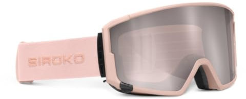SIROKO Gafas para esquí y snowboard esquí y nieve G3 Tara Rosa