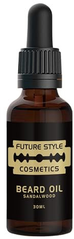 Future Style Cosmetics Sandalwood Beard Oil, 30ml
