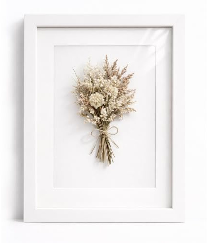Enmarkalia - Marco de foto con Profundidad Tipo Vitrina 3D color Blanco - 40x40 cm con Paspartú Incluido – Marco Efecto Caja para Fotos, Recuerdos y Objetos. (Blanco X1 Ud., 40 x 40 cm)