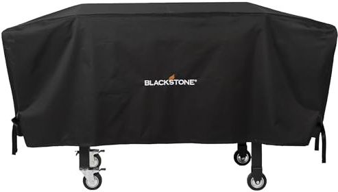 Blackstone 1528 - Cubierta de Parrilla de Gas de poliéster 600D Resistente, Resistente al Agua, se Adapta Exclusivamente a la estación de cocción de Plancha de 36 Pulgadas, Color Negro
