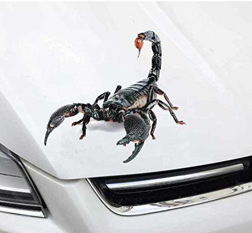 WANLIAN 3D Wasserdicht Auto Aufkleber 1 X Monster Scary Würfel Auto Applique/Laptop iPad Ipad Fenster Wand Auto LKW Motorrad