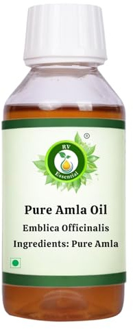 R V Essential Reines Amla Öl 100ml (3.38 Unzen) - Emblica Officinalis (100% reine und natürliche seltene Herb Series) Pure Amla Oil
