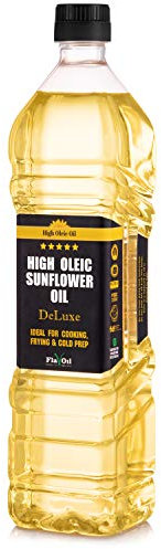 FlavOil High Oleic Sunflower Oil 850ml - Healthy High-Performance Plant-Based Oil for Cooking, Roasting, Frying, Baking, Dressing - Omega 9 and Vitamins - Sustainable High Oleic Sunflower Seeds