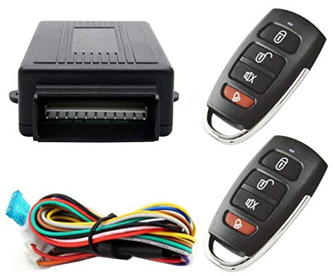 MASO Auto Remote Central Kit Universal Car Door Lock with Contorl Box + 2 Replacement Remote Contorl for Car Central Lock
