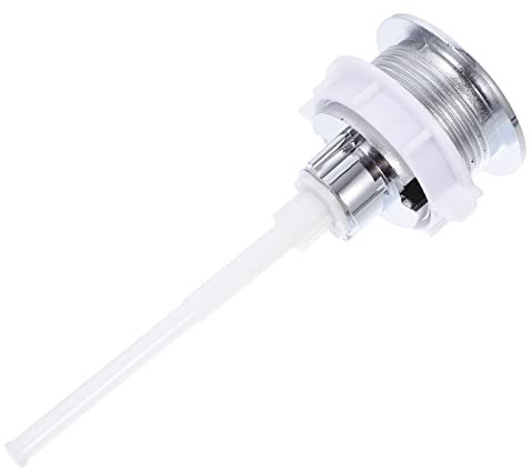 DOITOOL Boutons de Remplacement à Chasse Unique Boutons de Toilette à Chasse D'eau à Pression Unique Pièces de Rechange Réglables pour Bouton de Réservoir D'eau de Toilette