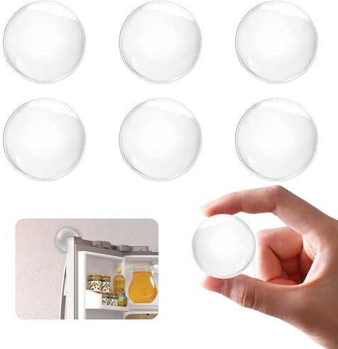 Littlegaofeithing 6 fermaporta, fermaporta trasparente, per tutti i pavimenti duri, per proteggere le nostre porte e le pareti