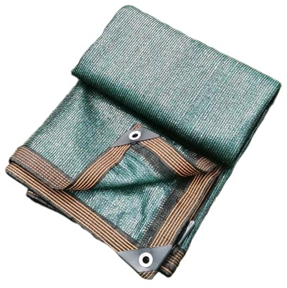Yslopeno Red De Sombra Verde Oscuro, Malla Sombreo con Ojales, Solar Sombra Paño Exteriores, Toldo Parasol Patio, Fácil De Colgar, para Balcón, Terraza, Protección De Plantas(Tamaño:2mx4)