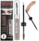 KARLOR eyebrow gel with brushes & mascara brush, eyebrow color brown eyebrow gel tinted eyebrow cream eyebrow coloring waterproof long-lasting natural looking (6#Auburn)
