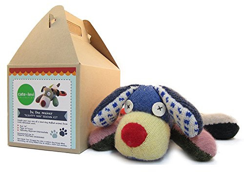 Cate & Levi - Stuffed Animal Making Kit - Unique Child Gift - Machine Washable (Dog)