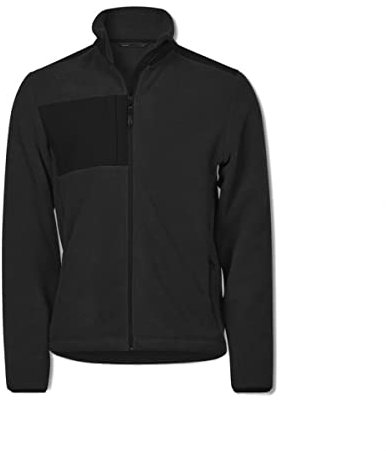 Tee Jays Giacca in Pile Montagna Uomo (3XL) (Nero)